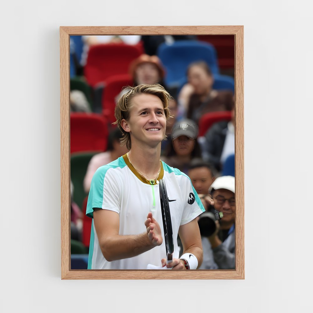 Poster Sebastian de korda – affiche Tennis (vue 4)